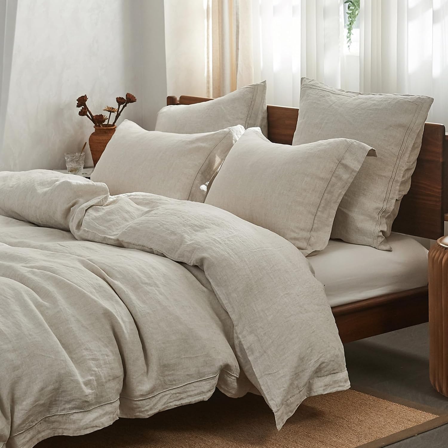 Linen Duvet Cover - Set Copripiumino in Lino Lavato Puro