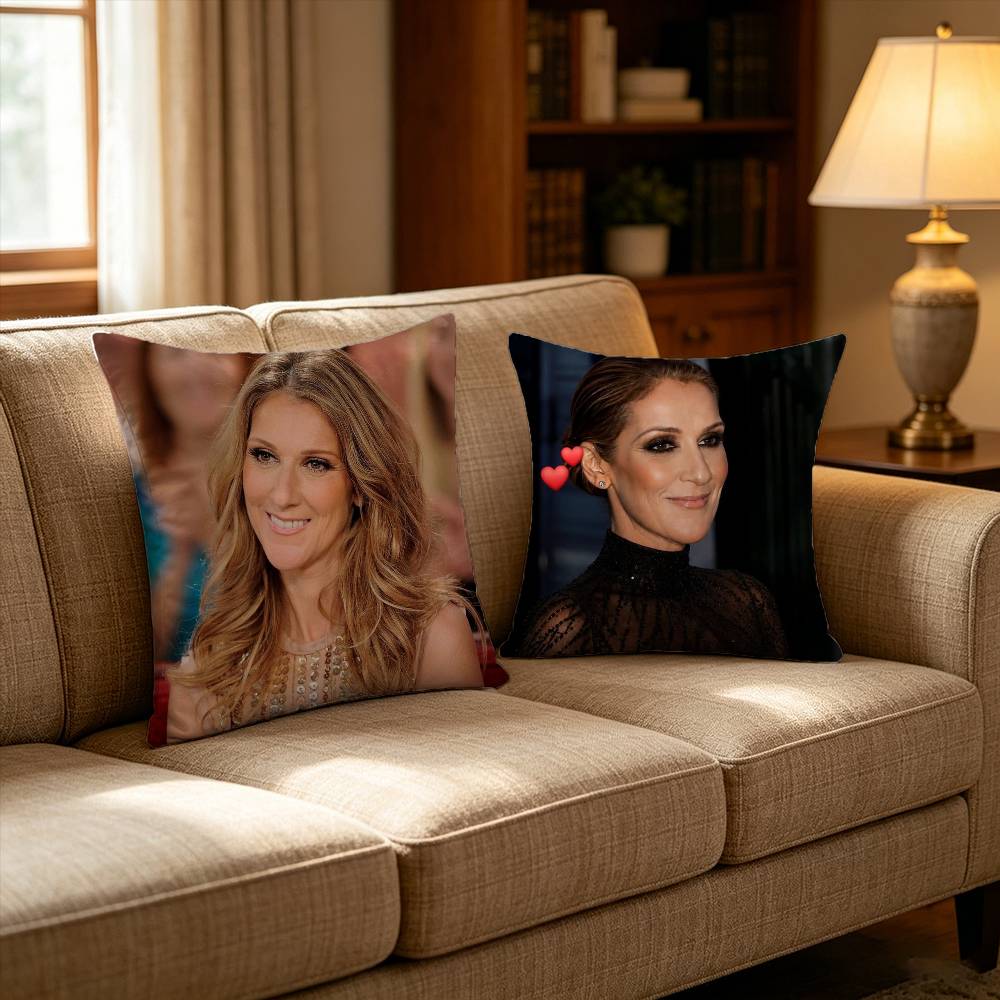Home Textiles Canada - Cuscino decorativo C-C-Celine D-Dion-Canada-Singer per auto