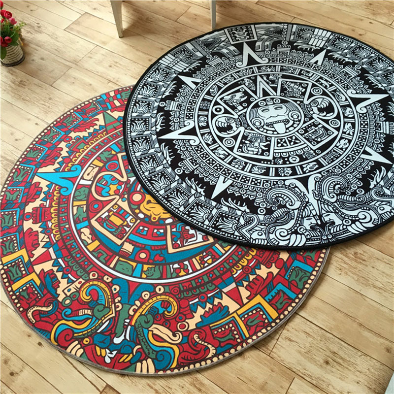 Home Textiles Rug - Tappeti rotondi capitano acrilico di alta