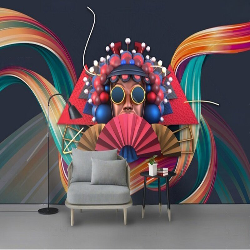 Home Textiles Trends - Moderna tendenza cinese colore astratto Opera