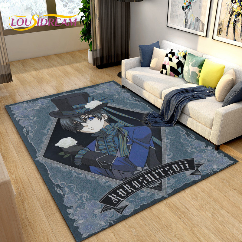 Home Textiles Rug - Black Butler Anime Cartoon Area tappeto,