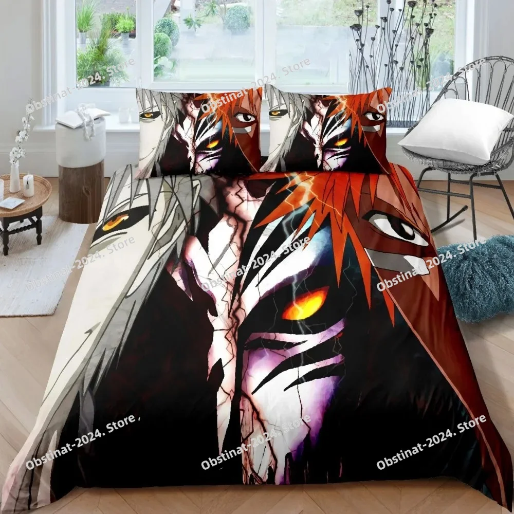 Linen Duvet Cover - Set biancheria da letto 3D Bleach