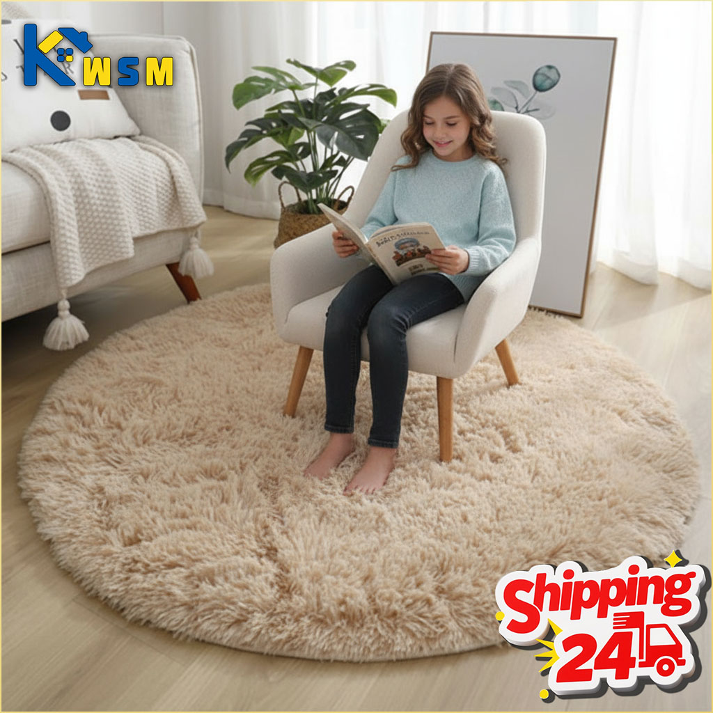 Home Textiles Rug - Tappeto rotondo soffice super morbido Tappeto