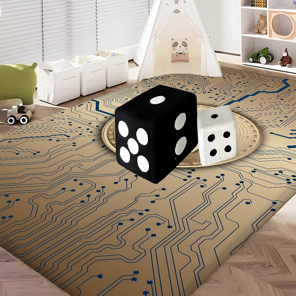 Home Textiles Trends - Tappetino Bitcoin Trends in stile nordico,