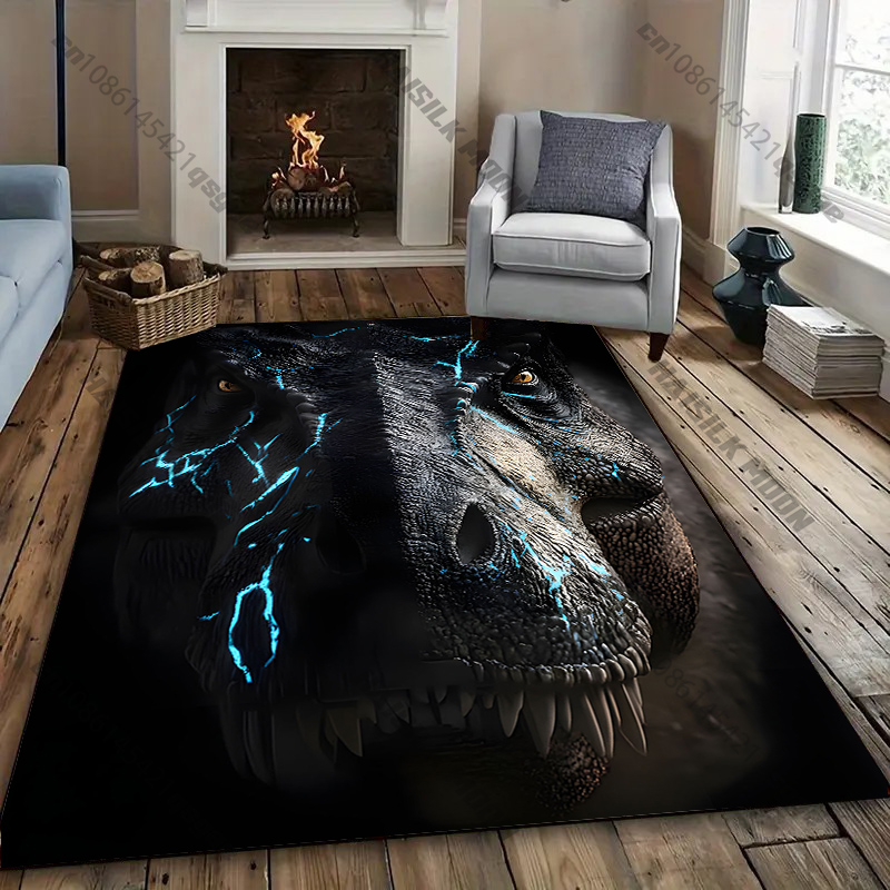 Home Textiles Rug - Tappeto decorativo a tema dinosauri feroci,