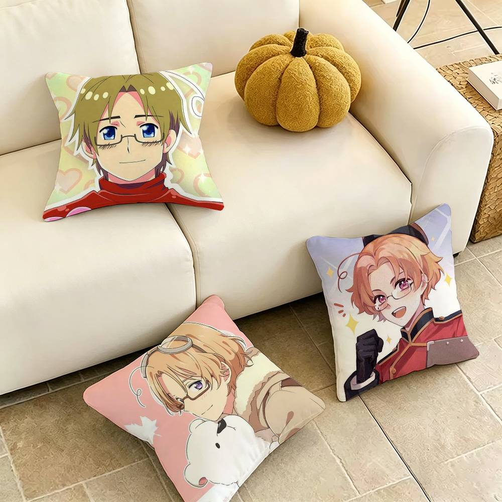 Home Textiles Canada - C-Canada H-Hetalia Federa per cuscino quadrata