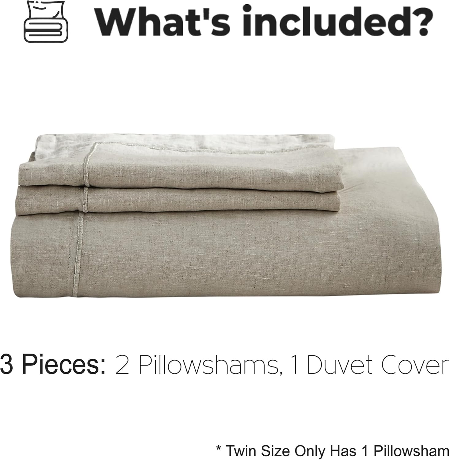 Set Copripiumino in Lino Lavat - Linen Duvet Cover recensione e prezzo