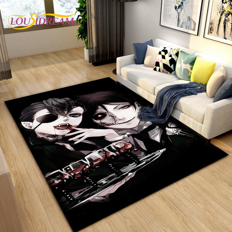 Black Butler Anime Cartoon Are - Home Textiles Rug recensione e prezzo