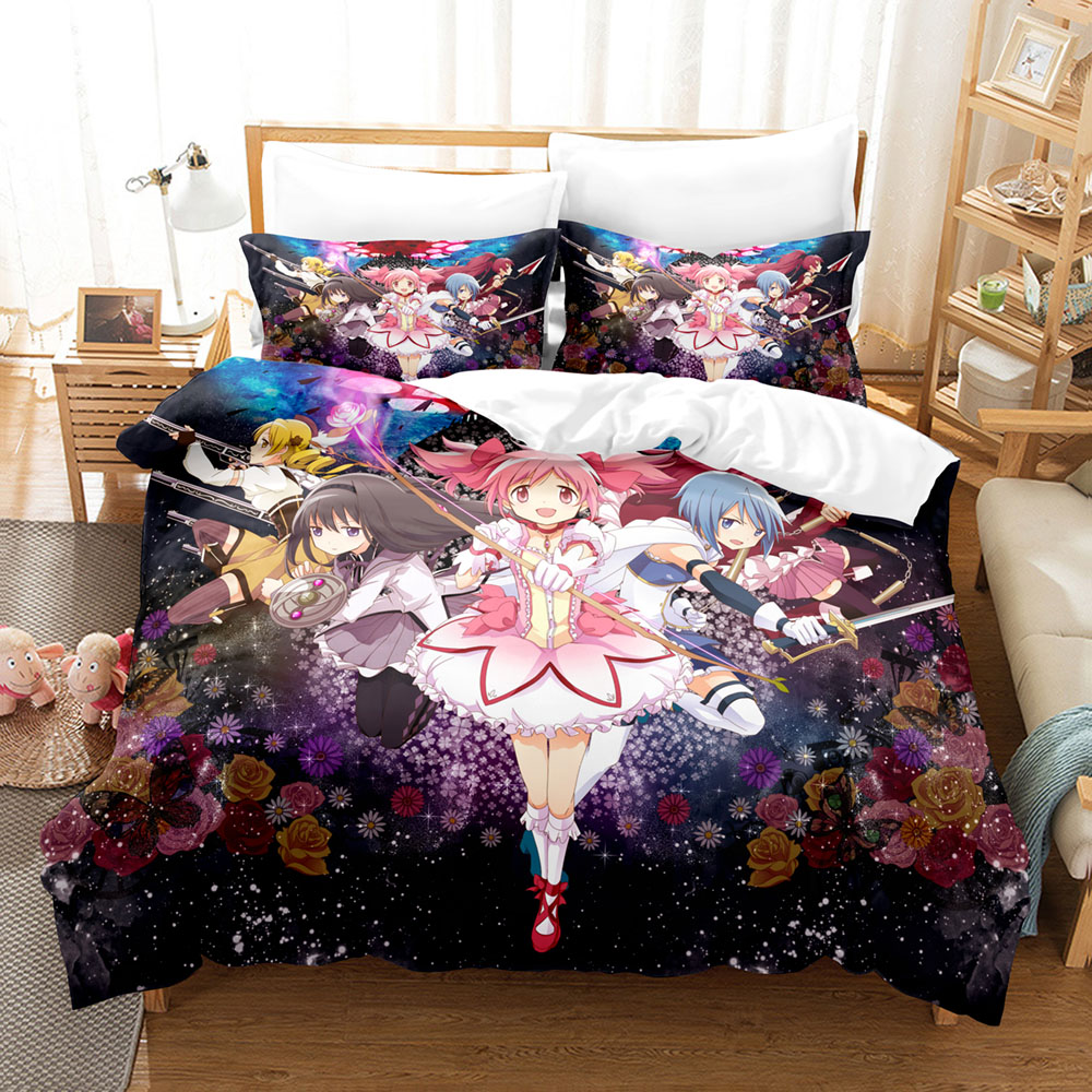 Kawaii Anime Puella Magi Madok - Linen Duvet Cover recensione e prezzo