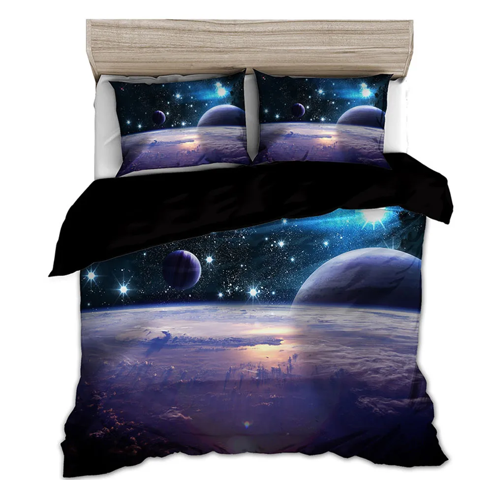 Space star 3d Galaxy Set copri - Linen Duvet Cover recensione e prezzo