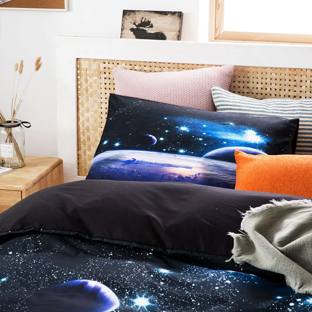 Space star 3d Galaxy Set copri - Linen Duvet Cover recensione e prezzo