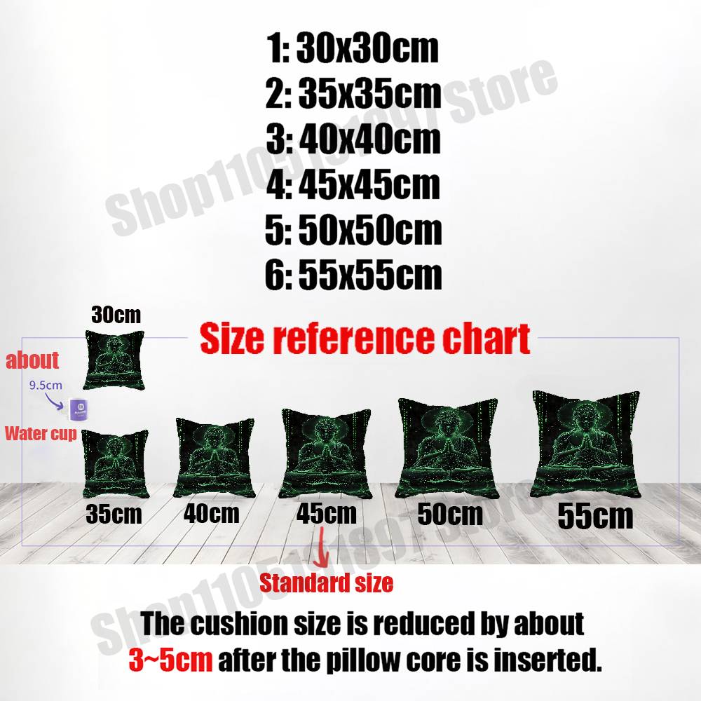 Federa per cuscino con buddism - Home Textiles India recensione e prezzo